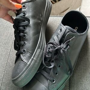 NEW Leather Converse Size 12